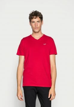 Hollister Co. 5 PACK - T-Shirt Print - White/grey/red/navy Texture/black | Herren -Hollister Co Verkäufe 2022 76281a5702824995bf023567911c65a0