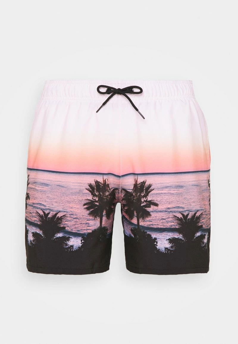 Hollister Co. SCENIC GUARD PALMS - Badeshorts - Pink/orange | Herren 6 Hollister Co. SCENIC GUARD PALMS - Badeshorts - Pink/orange | Herren – Bild 4