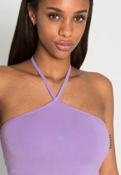 Hollister Co. BARE POINT HALTER - Top - Chalk Violet | Damen -Hollister Co Verkäufe 2022 7861bba7c91c4822994ea66ea1704f39
