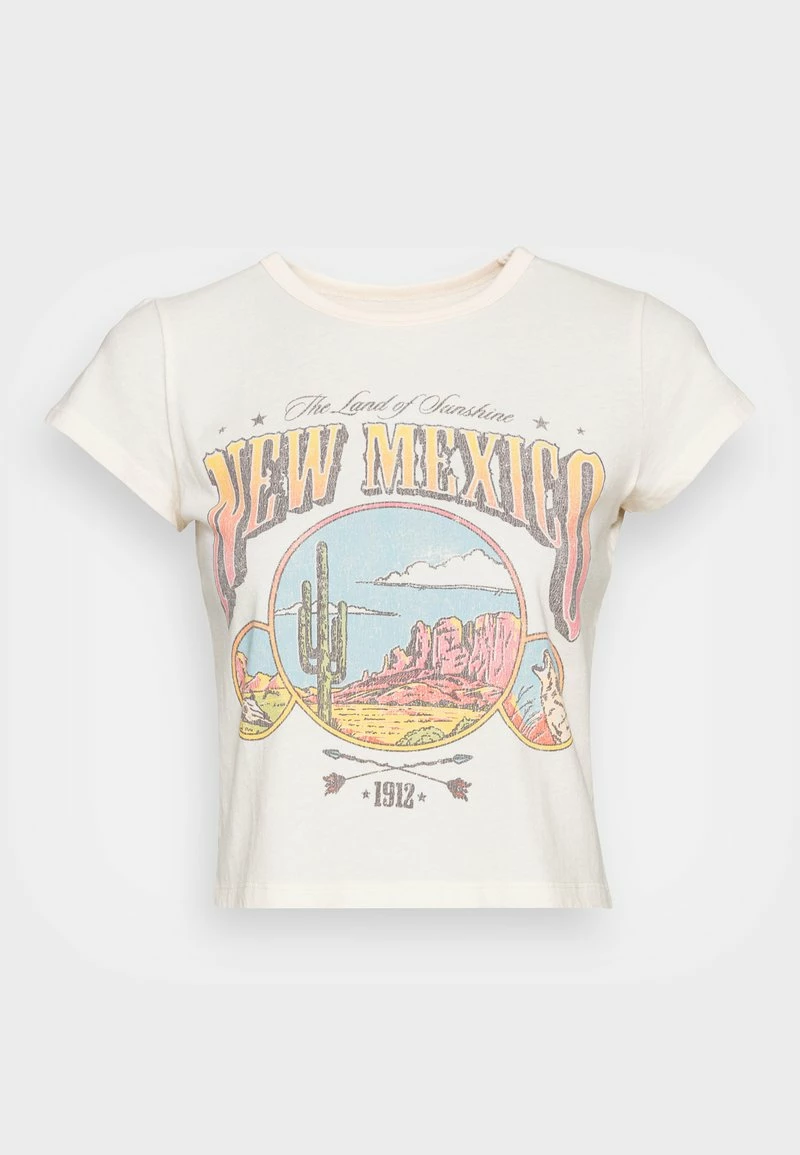 Hollister Co. TREND - T-Shirt Print - Cream | Damen 6 Hollister Co. TREND - T-Shirt Print - Cream | Damen – Bild 4