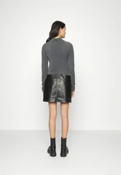 Hollister Co. COZY MOCK NECK - Strickpullover - Magnet | Damen -Hollister Co Verkäufe 2022 7a5023912a924c7483bab58a64b9dc33