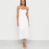 Hollister Co. BARE MIDI - Freizeitkleid - Solid White | Damen -Hollister Co Verkäufe 2022 7a8a6f6cb08445a081da5566bac6d02d