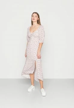 Hollister Co. WOVEN MIDI DRESS - Freizeitkleid - Pink Floral | Damen