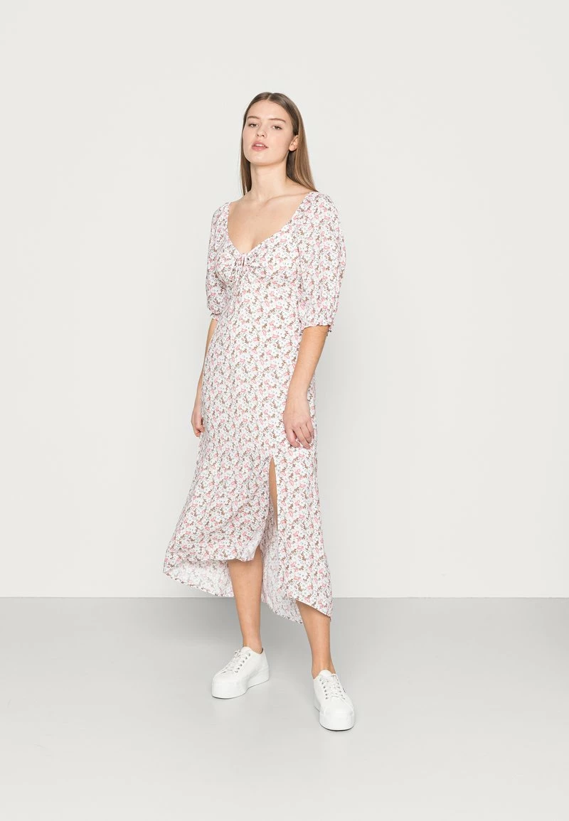 Hollister Co. WOVEN MIDI DRESS - Freizeitkleid - Pink Floral | Damen 3 Hollister Co. WOVEN MIDI DRESS - Freizeitkleid - Pink Floral | Damen