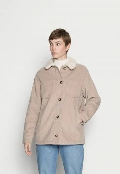 Hollister Co. MID LENGHT SHACKET - Übergangsjacke - Tan | Damen