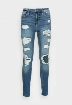 Hollister Co. Jeans Skinny Fit - Dark Blue Denim | Damen -Hollister Co Verkäufe 2022 7e6dbadd7a9a448fa160847109a5359a