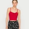 Hollister Co. BARE RUCHED BUST - Top - Jester Red | Damen -Hollister Co Verkäufe 2022 7f4cf8d8664847fe8c02c51eabfbed2a