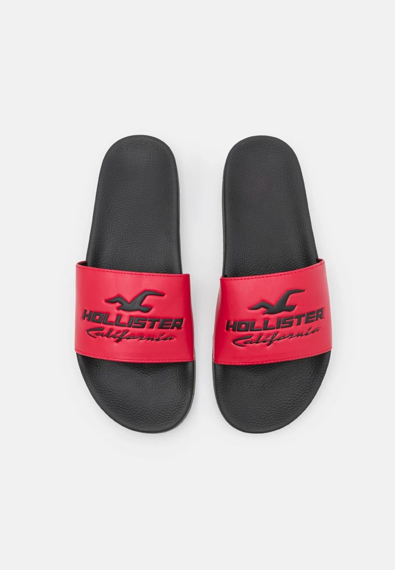 Hollister Co. Pantolette Flach - Black/red | Herren 6 Hollister Co. Pantolette Flach - Black/red | Herren – Bild 4