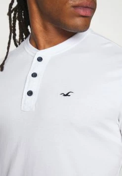 Hollister Co. HENLEY 3 PACK - T-Shirt Basic - White/navy/black | Herren -Hollister Co Verkäufe 2022 82935dd78330465d9d992d2890c1932a