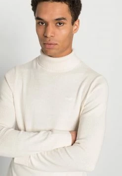 Hollister Co. TURTLENECK - Strickpullover - Cream | Herren -Hollister Co Verkäufe 2022 8333b2b52f674003a69e93cb2655f069