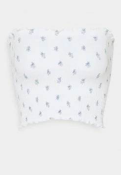 Hollister Co. SMOCKED TIE BACK TUBE - Top - White | Damen -Hollister Co Verkäufe 2022 840b9f8b47134cf79f3b56635c849e77