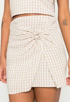 Hollister Co. Minirock - Brown Gingham | Damen -Hollister Co Verkäufe 2022 8424ba0e45b64c2fa25c8bb2deec96ab