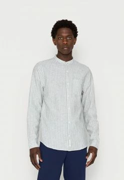 Hollister Co. LINEN - Hemd - Sage Stripe | Herren