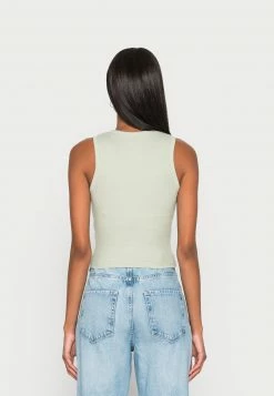 Hollister Co. 2 PACK - Top - Desert Sage/white | Damen -Hollister Co Verkäufe 2022 8772a26975364d16b0c615d6e253ed9b