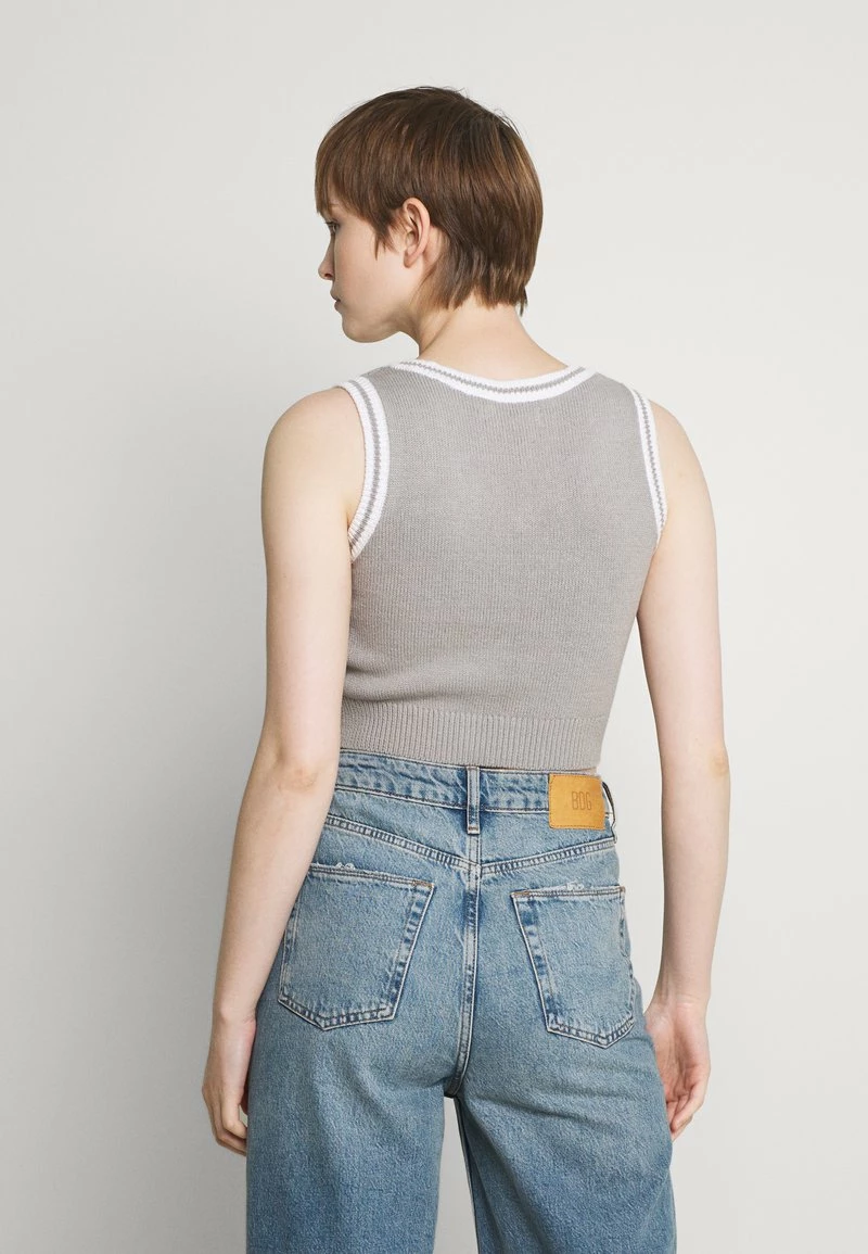 Hollister Co. Strickpullover - Light Grey White Tipping | Damen 5 Hollister Co. Strickpullover - Light Grey White Tipping | Damen – Bild 3