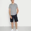 Hollister Co. CREW 3 PACK - T-Shirt Basic - Navy/burgundy/grey | Herren