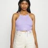 Hollister Co. BARE CROCHET HIGHNECK - Top - Lavender | Damen -Hollister Co Verkäufe 2022 89bd8a5f2d754146b5583f54d642248a