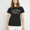 Hollister Co. T-Shirt Basic - Black | Damen
