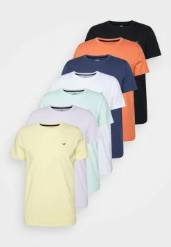 Hollister Co. SEASONAL CREW 7 PACK - T-Shirt Basic - Black | Herren -Hollister Co Verkäufe 2022 8cbb6b2cb58842e68f9dd7f3c893e551