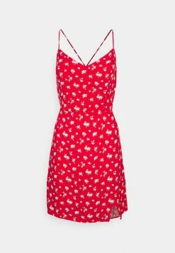 Hollister Co. SHORT DRESS - Freizeitkleid - Red | Damen -Hollister Co Verkäufe 2022 8d9b34fcd0fb40b0a9826dd83b3b8b02