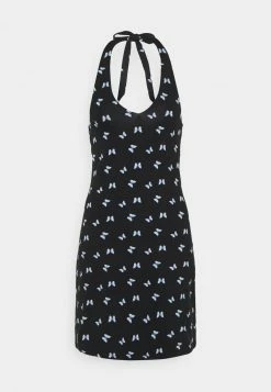 Hollister Co. WEBEX HALTER SHORT DRESS - Etuikleid - Black | Damen -Hollister Co Verkäufe 2022 8de876263694471c969d3c64badd72ee