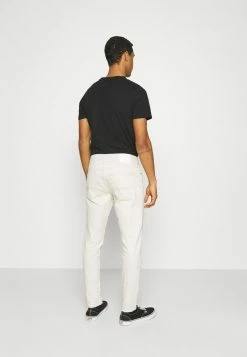 Hollister Co. HEM GRINDING - Jeans Slim Fit - Ecru | Herren -Hollister Co Verkäufe 2022 8e220e94410e45269e1add038d466bc5