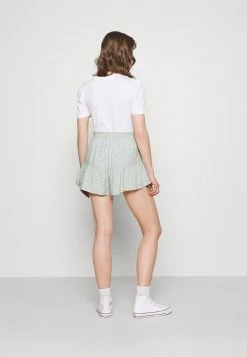 Hollister Co. Shorts - Mint Gingham | Damen -Hollister Co Verkäufe 2022 8f1461cfa4b348eda4262179dfcd515e