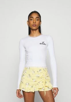 Hollister Co. SLIM TREND - Langarmshirt - White | Damen