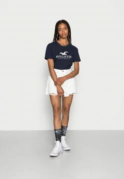 Hollister Co. TIMELESS LOGO - T-Shirt Print - Navy | Damen -Hollister Co Verkäufe 2022 8f8d879e90284d63bef3b11b40489a6b