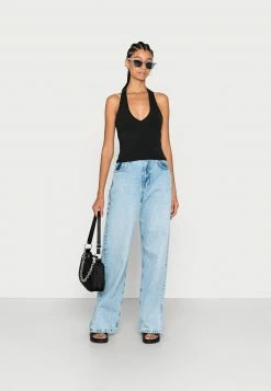 Hollister Co. BARE UNDER BUST SEAM HALTER - Top - Casual Black | Damen -Hollister Co Verkäufe 2022 908c608ef3fd4751b4c0d0d683d66e2d