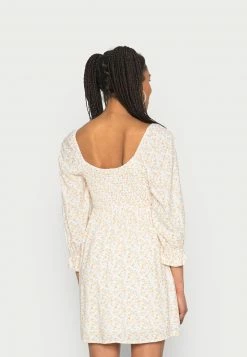 Hollister Co. BODICE DRESS - Freizeitkleid - Yellow Floral | Damen -Hollister Co Verkäufe 2022 90bb9f139cd04016b99696f6e8cc24e6