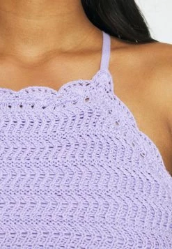 Hollister Co. BARE CROCHET HIGHNECK - Top - Lavender | Damen -Hollister Co Verkäufe 2022 9126b0744c414f499a52cef44d0c3f20