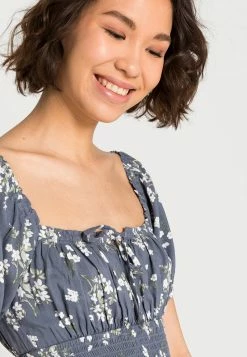 Hollister Co. NB DRESS - Maxikleid - Navy Floral | Damen -Hollister Co Verkäufe 2022 917fb0ee8e8840de80aabc2df0c567d9