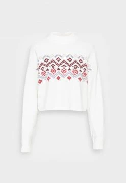 Hollister Co. FAIR ISLE COOL GIRL MOCK NECK - Strickpullover - Fair Isle | Damen -Hollister Co Verkäufe 2022 92863e6750064830b03c3c557335cb5b