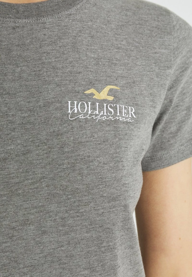 Hollister Co. T-Shirt Basic - Grey | Damen 7 Hollister Co. T-Shirt Basic - Grey | Damen – Bild 5
