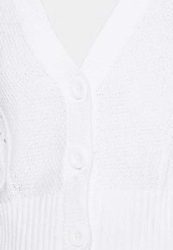Hollister Co. EASY POINTELLE CROP CARDI - Strickjacke - White | Damen -Hollister Co Verkäufe 2022 936c256a9ba249a4829b7c14d36e9e61