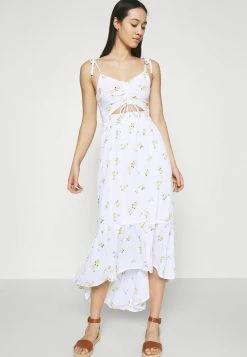 Hollister Co. CHAIN DRESS - Freizeitkleid - White | Damen -Hollister Co Verkäufe 2022 9443d930f52746dbaf429b9a6826a959