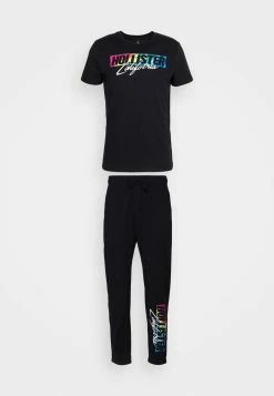 Hollister Co. LOUNGE JOGGER SET - Pyjama - Black | Herren -Hollister Co Verkäufe 2022 94c1b30cfbc7422285b0178ec91f3e1e