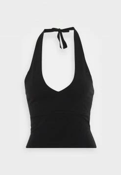Hollister Co. BARE UNDER BUST SEAM HALTER - Top - Casual Black | Damen -Hollister Co Verkäufe 2022 94dec43078c84d87987fd4655c4b0162