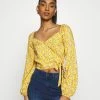 Hollister Co. Bluse - Yellow Floral | Damen