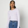 Hollister Co. POINTELLE BUTT THRUSET - Langarmshirt - Orchid Purple | Damen