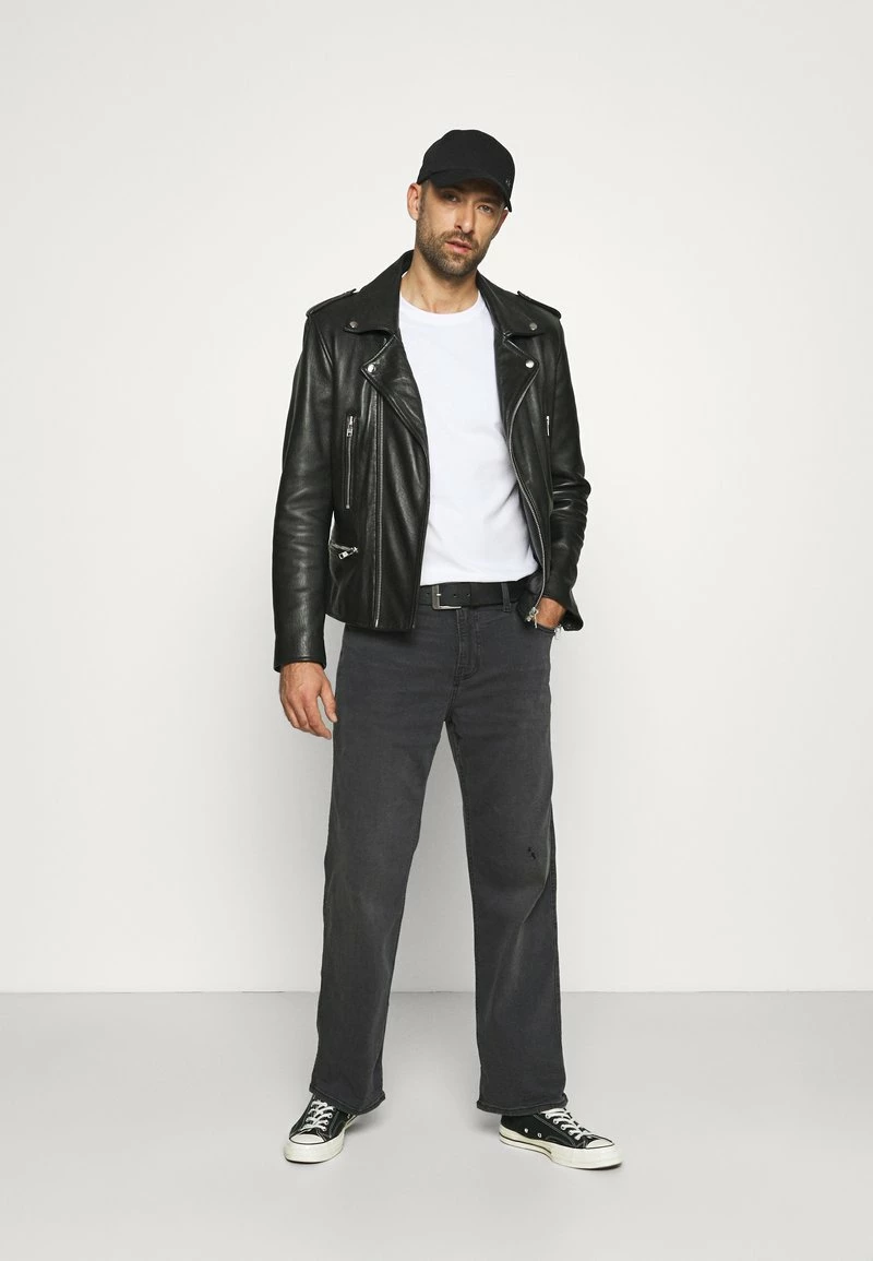 Hollister Co. CROP WIDE CHARACTER - Jeans Relaxed Fit - Washed Black | Herren 4 Hollister Co. CROP WIDE CHARACTER - Jeans Relaxed Fit - Washed Black | Herren – Bild 2