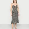 Hollister Co. BARE CUTOUT MIDI DRESS - Jerseykleid - Black/white | Damen -Hollister Co Verkäufe 2022 951aa934c25b4e669e3068fc4edf45f6