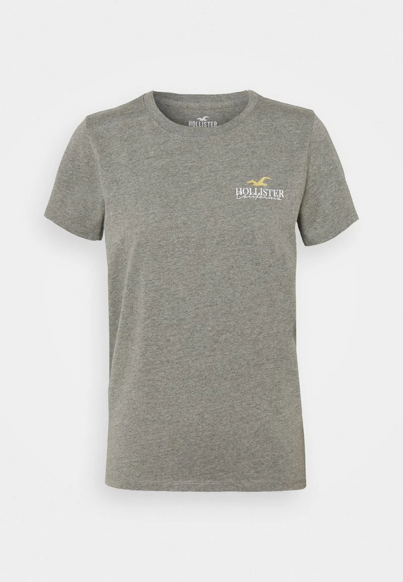 Hollister Co. T-Shirt Basic - Grey | Damen 6 Hollister Co. T-Shirt Basic - Grey | Damen – Bild 4
