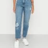 Hollister Co. DARK MOM - Jeans Relaxed Fit - Blue | Damen