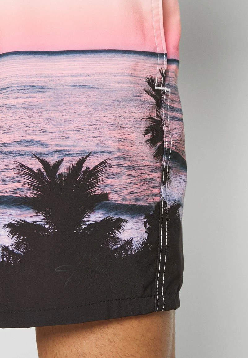Hollister Co. SCENIC GUARD PALMS - Badeshorts - Pink/orange | Herren 7 Hollister Co. SCENIC GUARD PALMS - Badeshorts - Pink/orange | Herren – Bild 5
