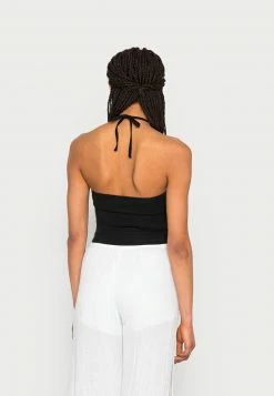 Hollister Co. BARE POINT HALTER - Top - Casual Black | Damen -Hollister Co Verkäufe 2022 9a58d1fe69854068bfb76d766ee536c6
