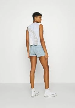 Hollister Co. CURVY DEST - Jeans Shorts - Light-blue Denim | Damen -Hollister Co Verkäufe 2022 9b2ce97642d14dcca726a7e4b5f95a63
