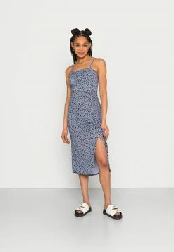 Hollister Co. BEST IS BACK CINCH - Freizeitkleid - Navy Ditsy | Damen