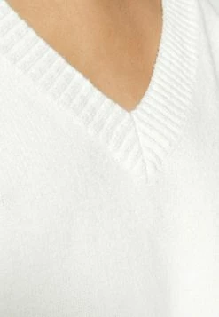 Hollister Co. FABBA V NECK - Strickpullover - White | Damen -Hollister Co Verkäufe 2022 9c1d69593ade41a6a64b141e8e5cec68